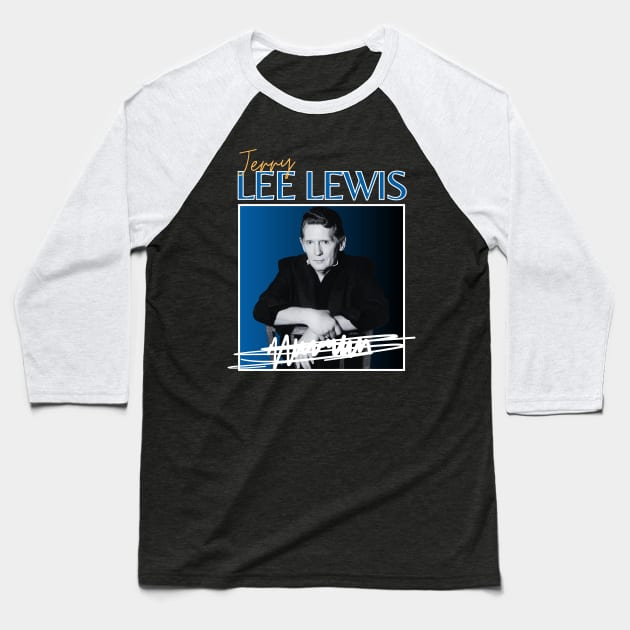 Jerry lee lewis///original retro Baseball T-Shirt by DetikWaktu